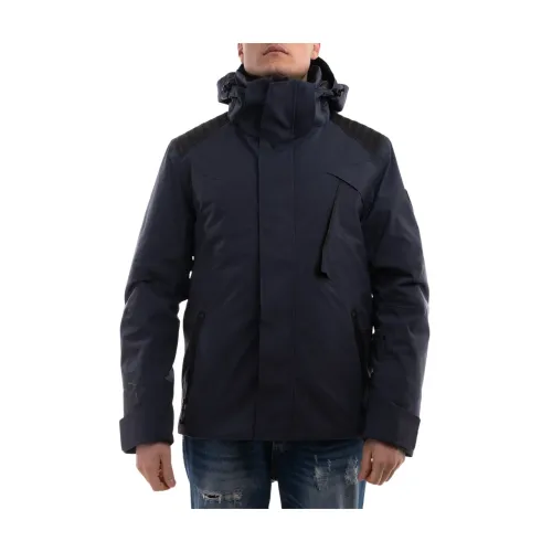 Emporio Armani EA7 , SKI Jacket ,Blue male, Sizes: