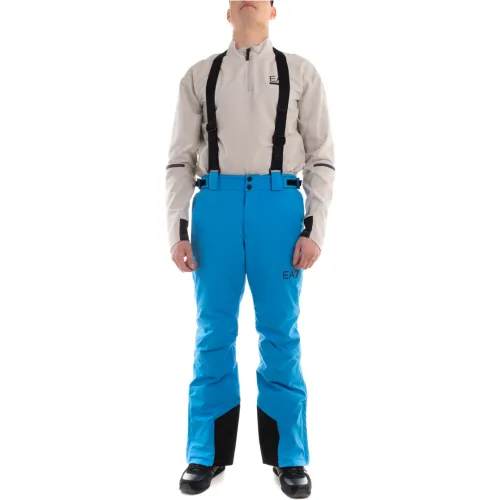Emporio Armani EA7 , SKI Overalls ,Blue male, Sizes: