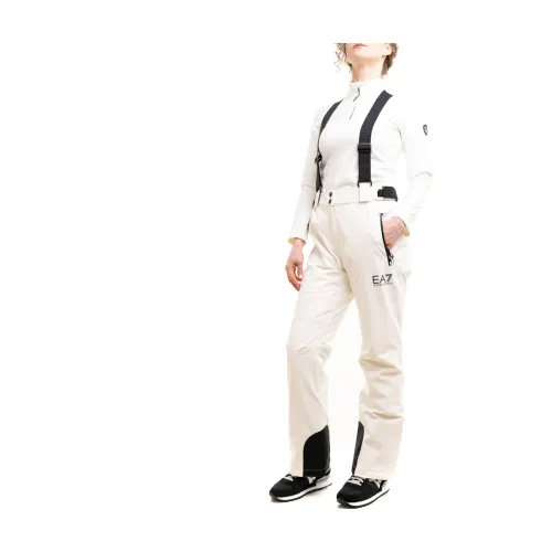 Emporio Armani EA7 , SKI Pants ,White female, Sizes: