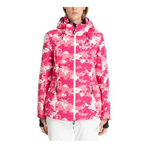 Emporio Armani EA7 , Stratum 7 Down jacket ,Pink female, Sizes: