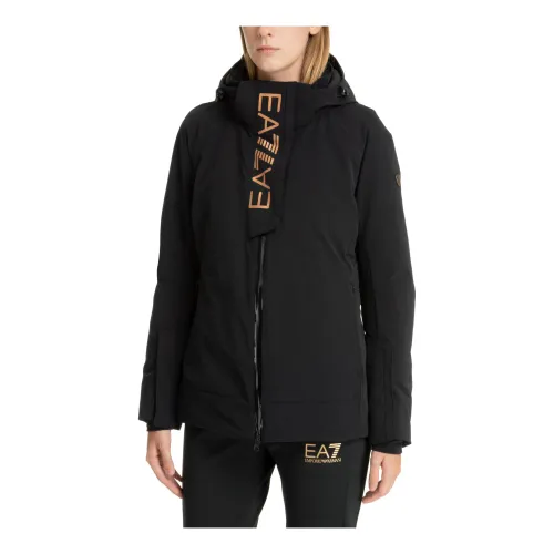 Emporio Armani EA7 , Stratum 7 Ski jacket ,Black female, Sizes: