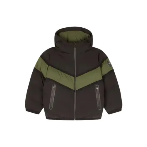 Emporio Armani EA7 , Stylish Jacket ,Brown male, Sizes: