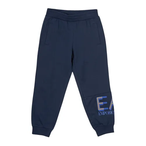 Emporio Armani EA7 , Sweatpants ,Blue male, Sizes: