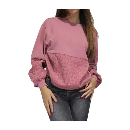 Emporio Armani EA7 , Sweatshirts ,Pink female, Sizes: