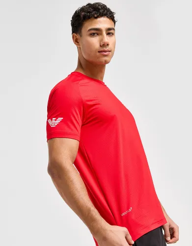 Emporio Armani EA7 Tennis T-Shirt - Red - Mens