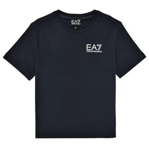 Emporio Armani EA7  TSHIRT 8NBT51  boys's Children's T shirt in Black