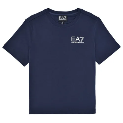 Emporio Armani EA7  TSHIRT 8NBT51  boys's Children's T shirt in Blue