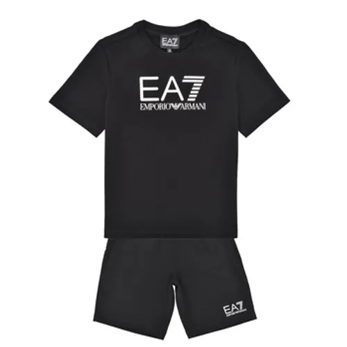 Emporio Armani EA7  TUTA SPORTIVA 3DBV01  boys's Sets & Outfits in Black