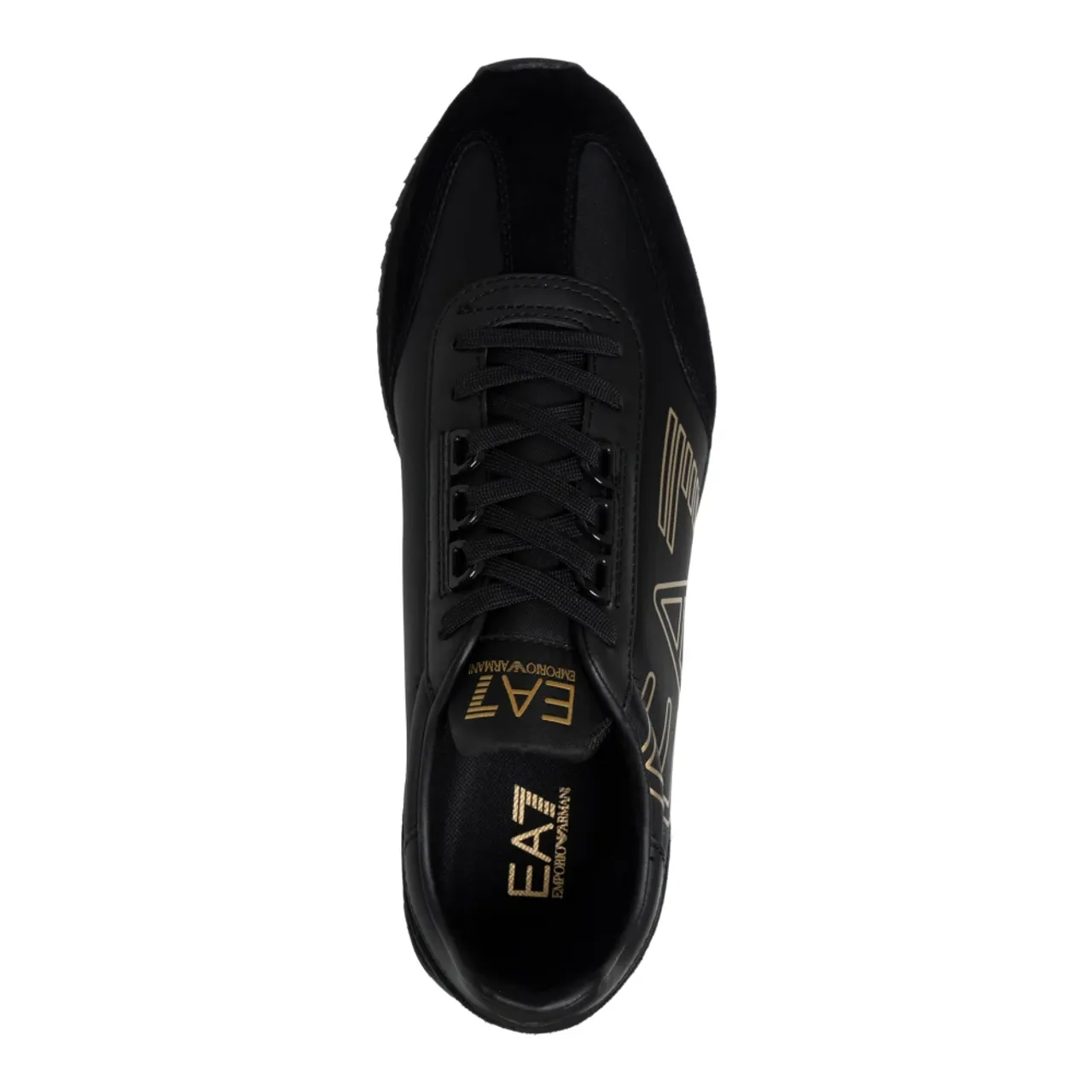 Emporio Armani EA7 , Vintage Sneakers ,Black male, Sizes:
