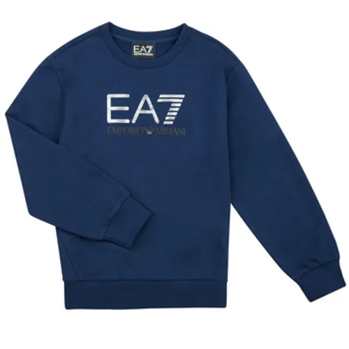 Emporio Armani EA7  VISIBILITY SWEATSHIRT  boys's Children's sweatshirt in Marine