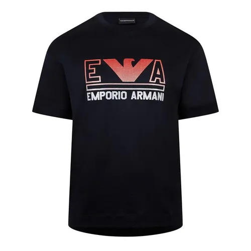 Emporio Armani Eagle Logo T-Shirt - Blue