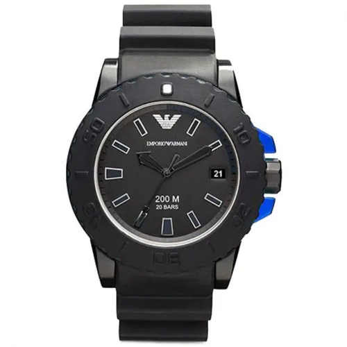 Emporio Armani , Elegant and Functional Quartz Watch Ar5966 ,Black unisex, Sizes: ONE SIZE