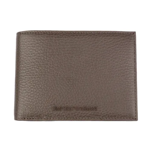 Emporio Armani , Elegant and Stylish Wallets Cardholders ,Brown male, Sizes: ONE SIZE