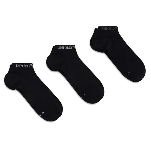 Emporio Armani Emporio 3Pk Trn Sock Sn34 - Black