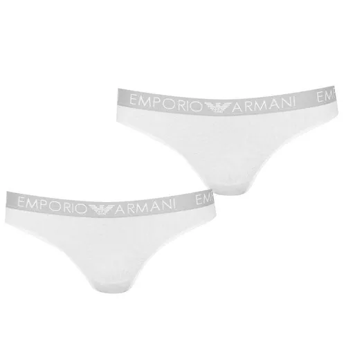 Emporio Armani Emporio Armani 2 Pack Thong - White
