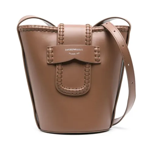 Emporio Armani , Emporio Armani Capsule PRE Bags.. Leather Brown ,Brown female, Sizes: ONE SIZE