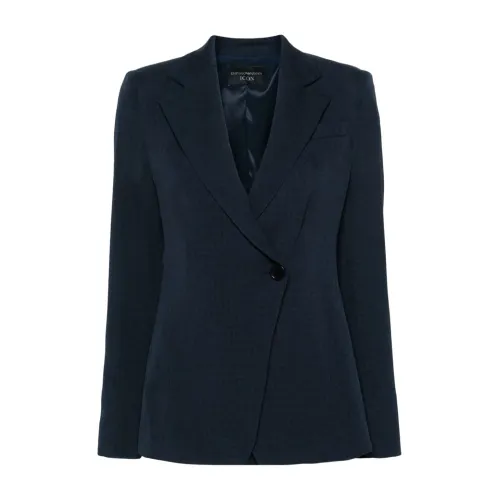 Emporio Armani , Emporio Armani Capsule PRE Jackets Blue ,Blue female, Sizes: