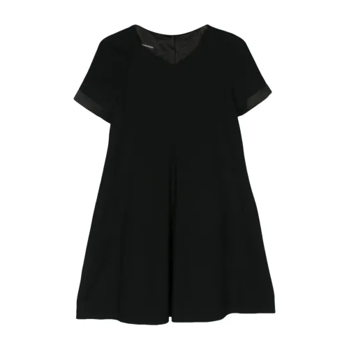 Emporio Armani , Emporio Armani Dresses Black ,Black female, Sizes: