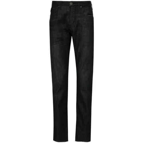 Emporio Armani , Emporio Armani Jeans Black ,Black male, Sizes:
