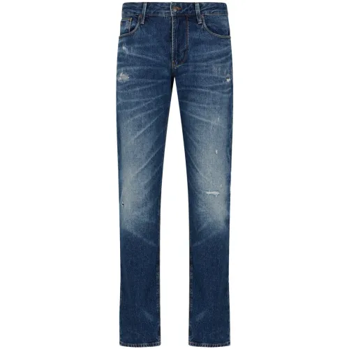 Emporio Armani , Emporio Armani Jeans Blue ,Blue male, Sizes: