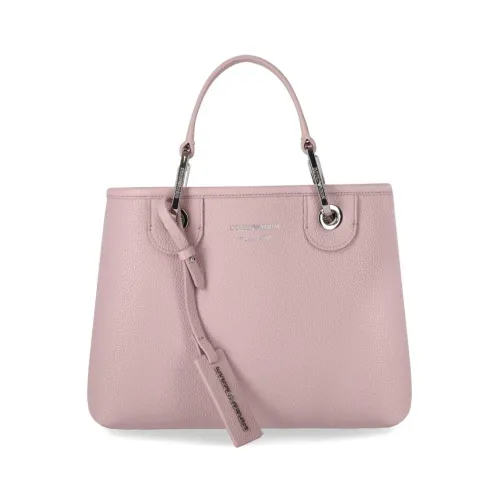 Emporio Armani , Emporio Armani Myea Small Pink Shopping BAG ,Pink female, Sizes: ONE SIZE