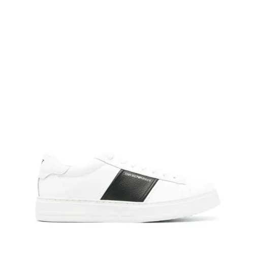 Emporio Armani , Emporio Armani Sneakers White ,White male, Sizes:
