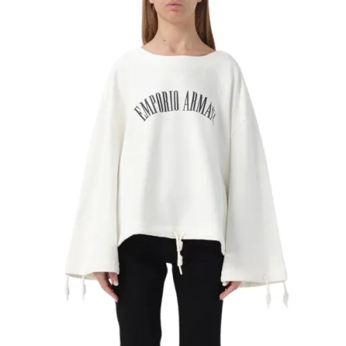 Emporio Armani , Emporio Armani Sweaters White ,White female, Sizes: