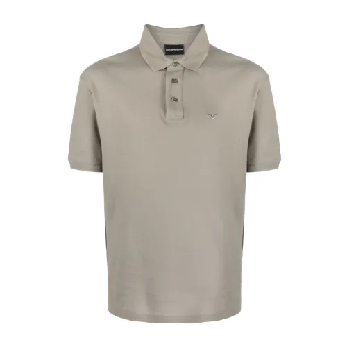 Emporio Armani , Emporio Armani T-shirts and Polos Grey ,Gray male, Sizes: