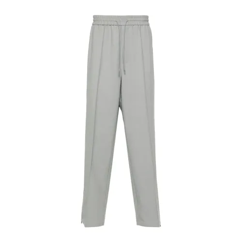 Emporio Armani , Emporio Armani Trousers Grey ,Gray male, Sizes: