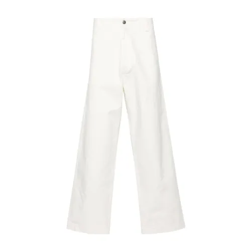 Emporio Armani , Emporio Armani Trousers White ,White male, Sizes: