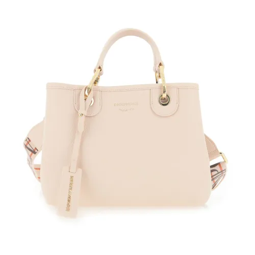 Emporio Armani , Fashion-Forward Pink Handbag ,Beige female, Sizes: ONE SIZE