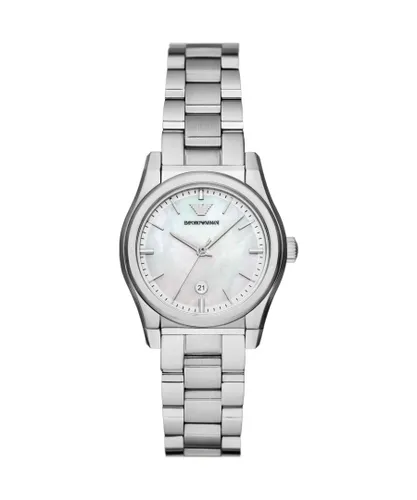Emporio Armani Federico WoMens Silver Watch AR11557 Stainless Steel (archived) - One Size
