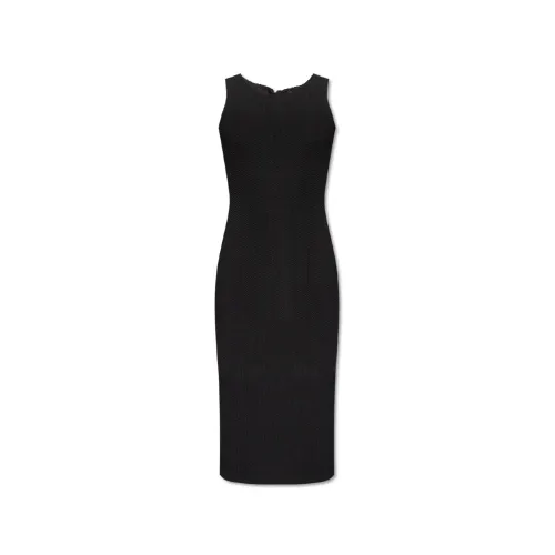 Emporio Armani , Fitted dress ,Black female, Sizes: