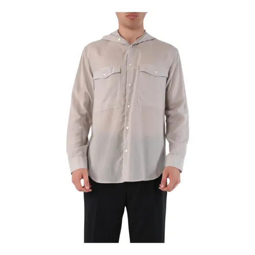 Emporio Armani , Formal Shirts ,Gray male, Sizes: