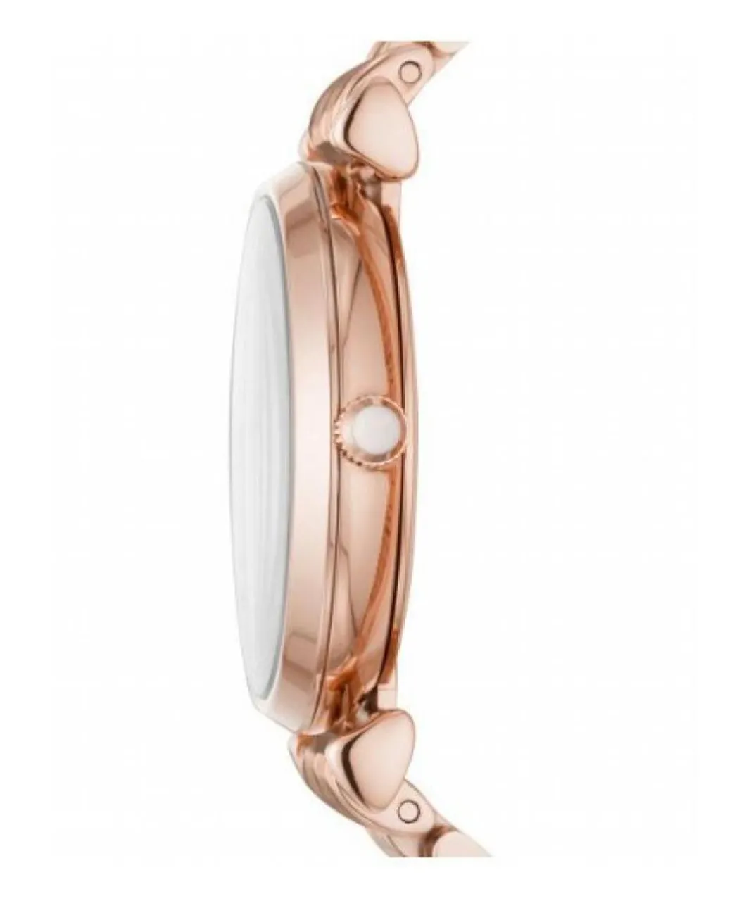 Emporio Armani Gianni T-bar WoMens Rose Gold Watch AR11244 Stainless Steel (archived) - One Size