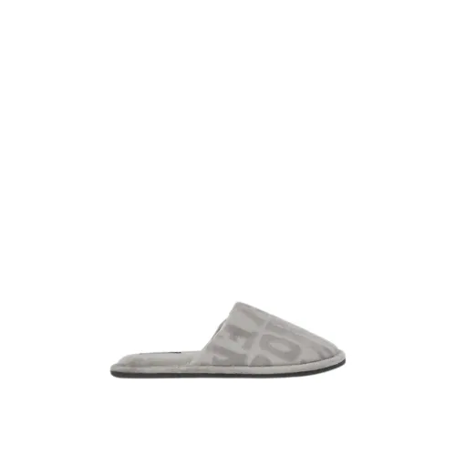 Emporio Armani , Grey Slip-On Sandals ,Gray male, Sizes: