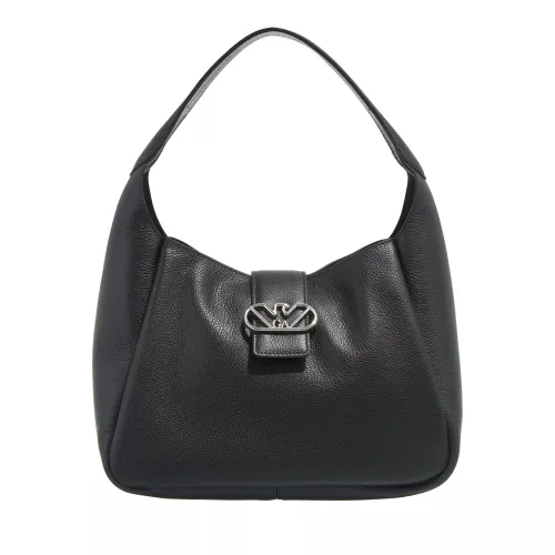 Emporio Armani Hobo Bags - Hobo M Micro Cervo - black - Hobo Bags for ladies
