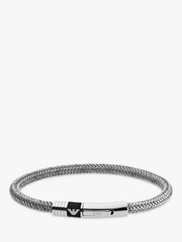 Emporio Armani ID Bracelet, Silver - Silver - Female