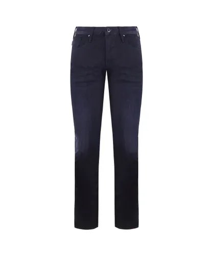 Emporio Armani J06 Slim Fit Womens Jeans - Black Cotton