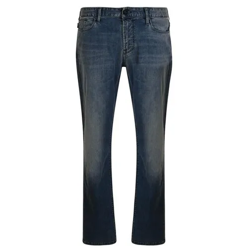Emporio Armani J06 Washed Jeans - Blue