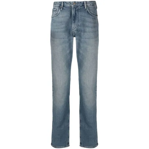 Emporio Armani , J061 Jeans, 99% Cotton, 1% Elastan, 5 Pockets ,Blue male, Sizes: