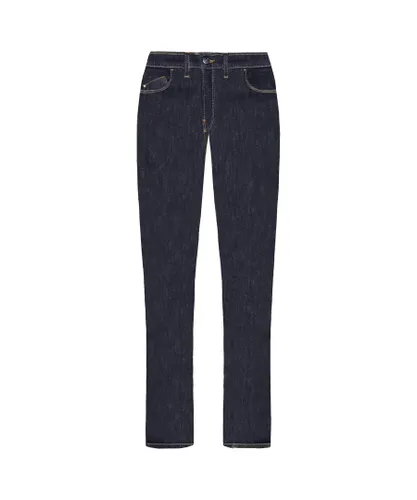 Emporio Armani J28 Skinny Fit Womens Jeans - Blue Cotton