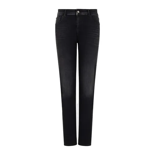 Emporio Armani J36 Straight Jeans - Black