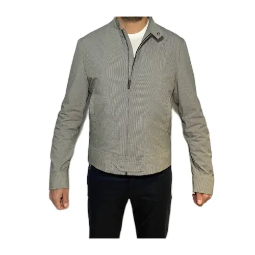Emporio Armani , Lightweight Jacket Collection ,Gray male, Sizes: