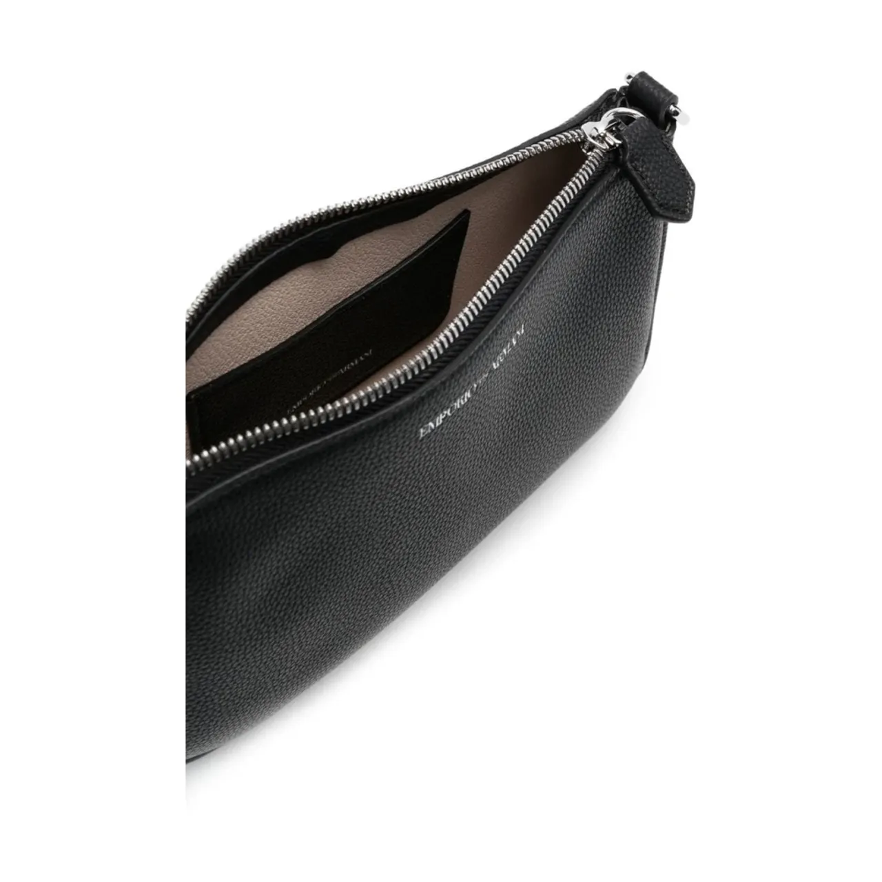 Emporio Armani , Logo-Print Cross-Body Bag ,Black female, Sizes: ONE SIZE