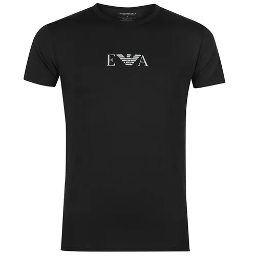 Emporio Armani Logo T Shirt - Black