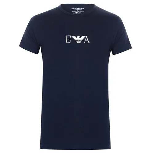 Emporio Armani Logo T Shirt - Blue