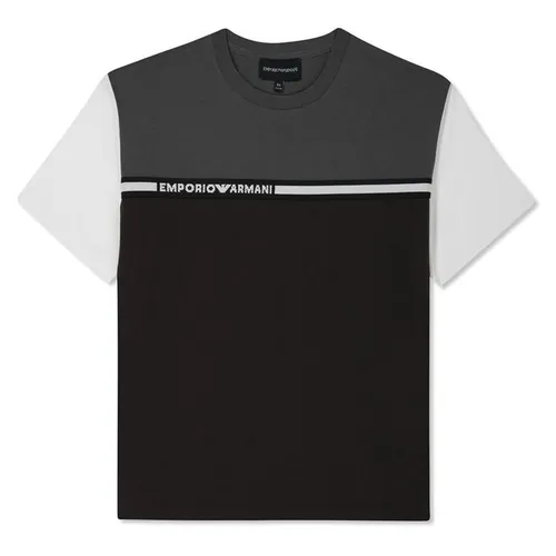 Emporio Armani Logo Tape T-Shirt - Grey