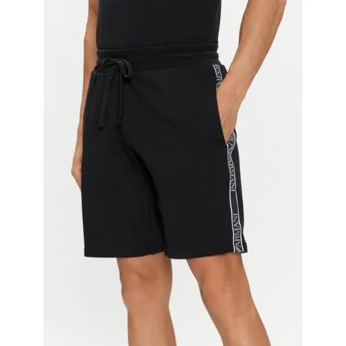 Emporio Armani Loungewear Mens Black Bermuda Short
