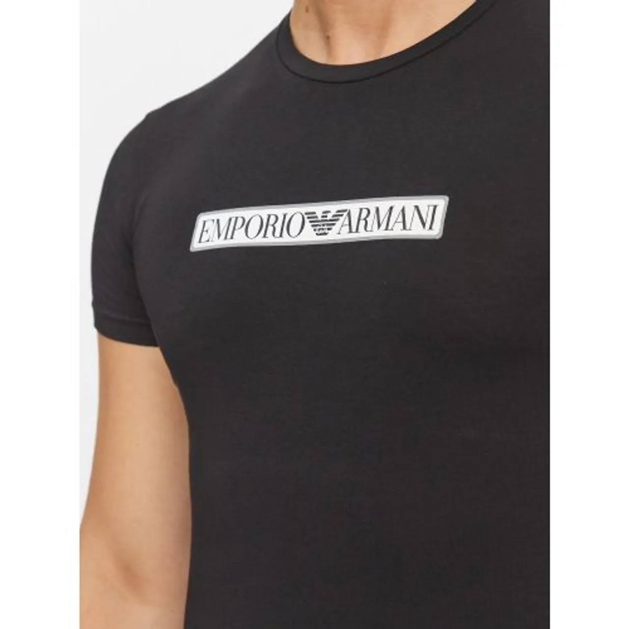 Emporio Armani Loungewear Mens Black Crew Neck T-Shirt